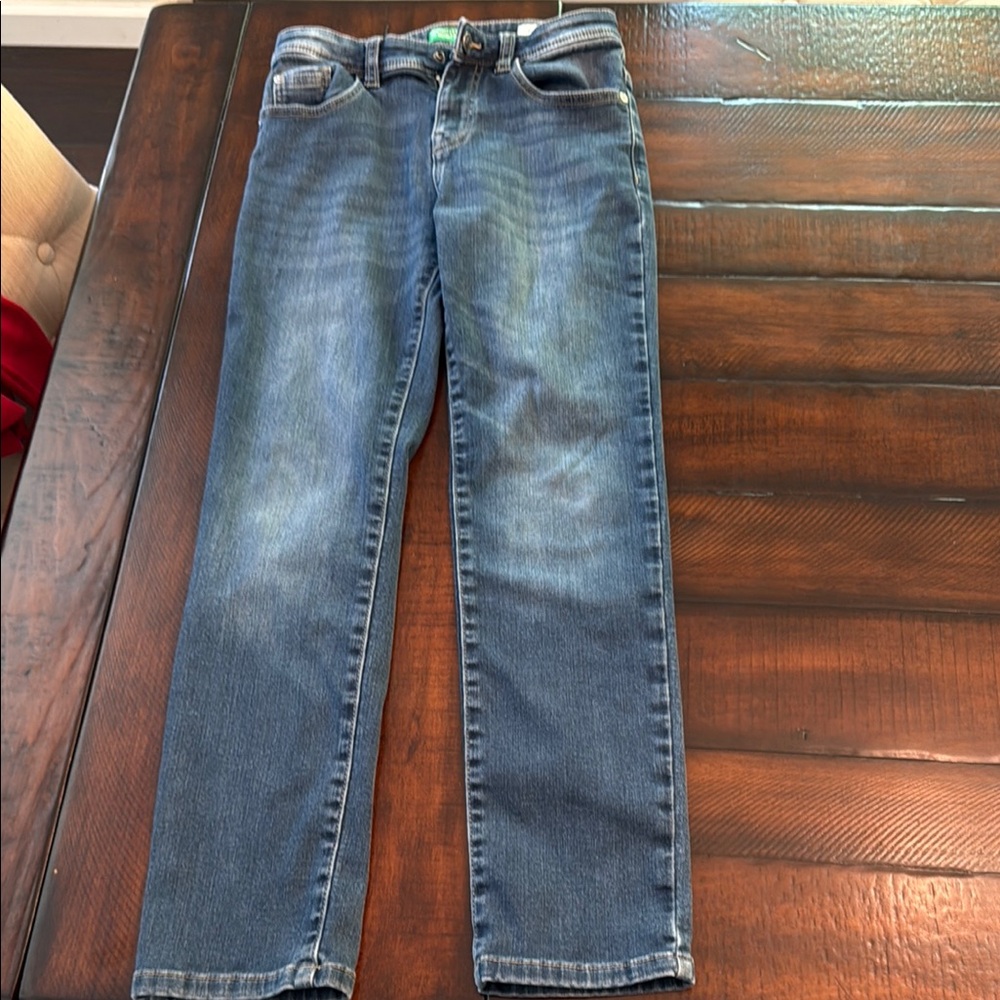 United Colors Of Benetton Blue Straight-Leg Jeans